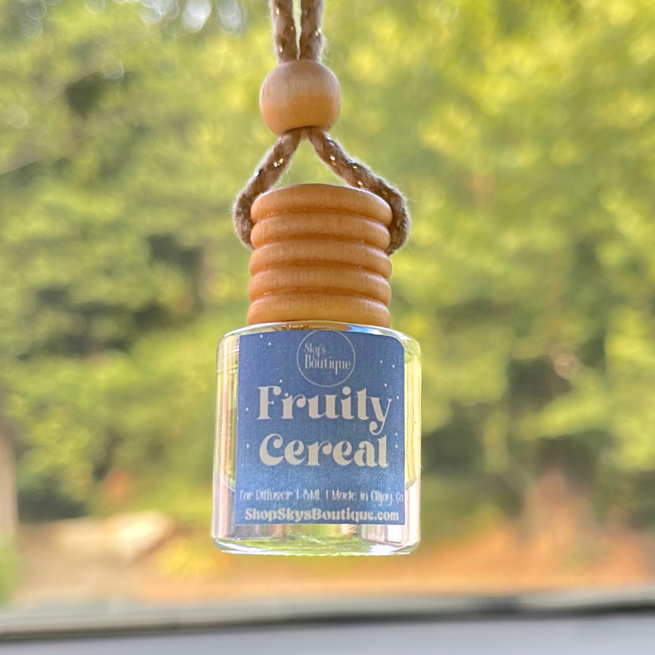 car air freshener diffuser nearby